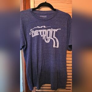 HOMAGE Navy Graphic Tee